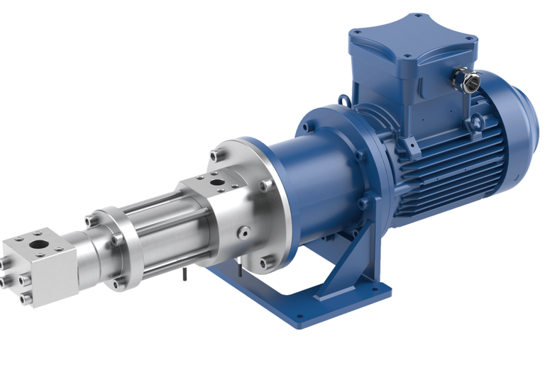 KRAL F Series screw pump with radial inlet